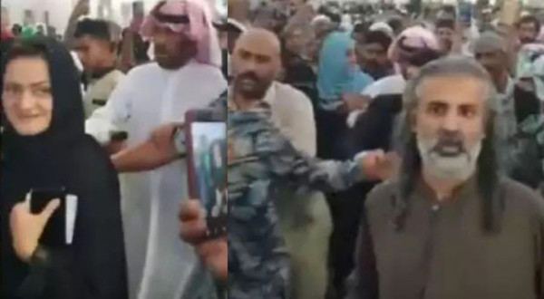 Read more about the article مسجد نبوی میں حکومتی وفد کیخلاف نعرے بازی کرنے والے مظاہرین گرفتار