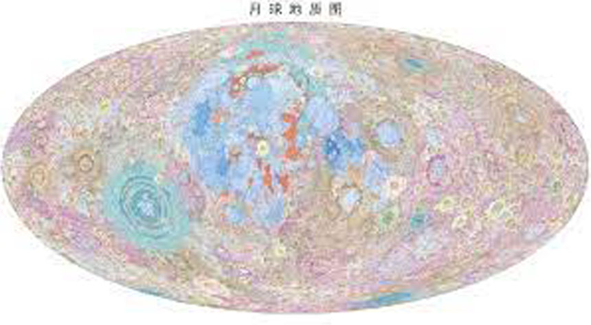 You are currently viewing چین نے چاند کا نیا ارضیاتی نقشہ جاری کردیا