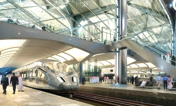 Read more about the article جدہ کے نئے ایئرپورٹ پر دنیا کا سب سے بڑا حرمین ریلوے اسٹیشن