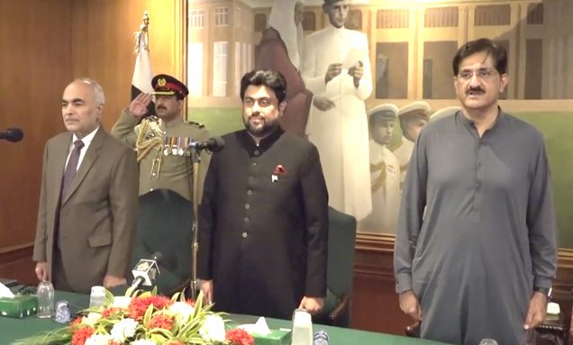 Read more about the article کامران خان ٹیسوری نے سندھ کے 34 ویں گورنر کے طور پر حلف اٹھالیا
