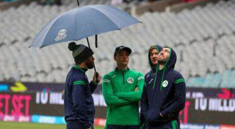 Read more about the article ٹی ٹونٹی ورلڈ کپ، آئرلینڈ اور افغانستان کا میچ بارش کی نذر