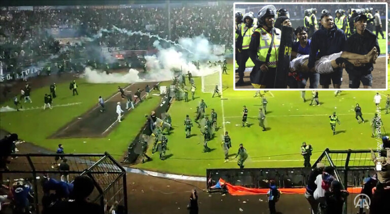 Read more about the article انڈونیشیا، فٹبال میچ کے بعد ہنگامہ آرائی کے دوران 129افراد ہلاک، 180زخمی