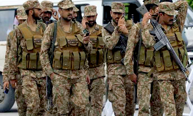 Read more about the article عام انتخابات کے لیے پنجاب کے مختلف شہروں میں فوج تعینات