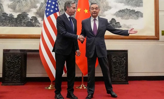 چین کی امریکا سے اندرونی معاملات میں مداخلت نہ کرنے کی درخواست